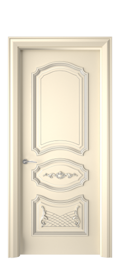 Багет 5.1 ДГ | Слоновая кость патина серебро