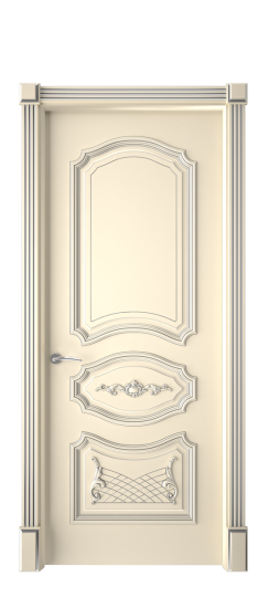 Багет 5.1 ДГ | Слоновая кость патина серебро