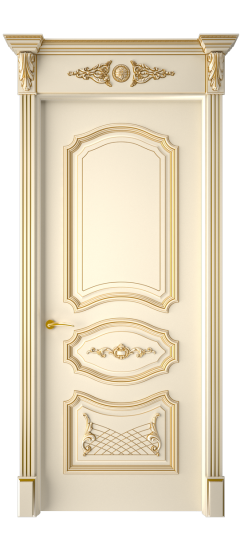 Багет 5.1 ДГ | Слоновая кость патина золото