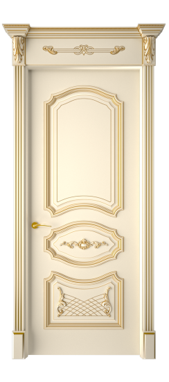 Багет 5.1 ДГ | Слоновая кость патина золото