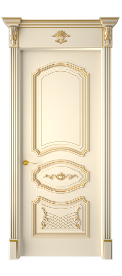 Багет 5.1 ДГ | Слоновая кость патина золото