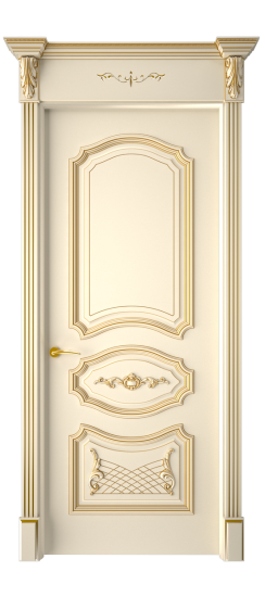 Багет 5.1 ДГ | Слоновая кость патина золото