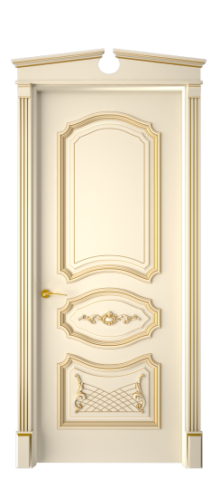 Багет 5.1 ДГ | Слоновая кость патина золото