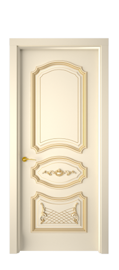 Багет 5.1 ДГ | Слоновая кость патина золото