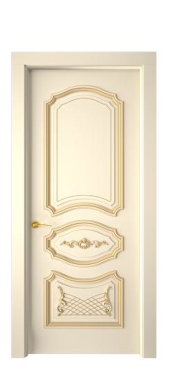 Багет 5.1 ДГ | Слоновая кость патина золото