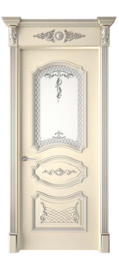 Багет 5.1 ДО | Слоновая кость патина серебро