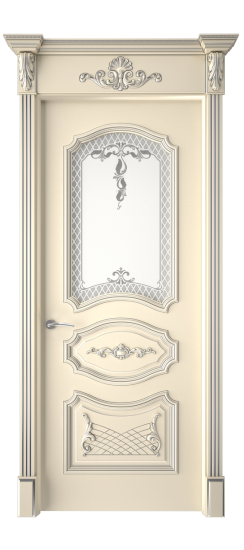 Багет 5.1 ДО | Слоновая кость патина серебро