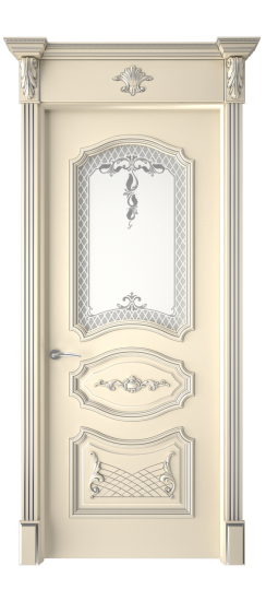 Багет 5.1 ДО | Слоновая кость патина серебро