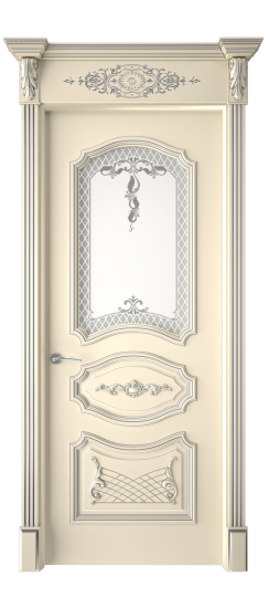 Багет 5.1 ДО | Слоновая кость патина серебро