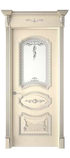 Багет 5.1 ДО | Слоновая кость патина серебро