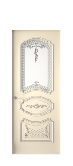 Багет 5.1 ДО | Слоновая кость патина серебро