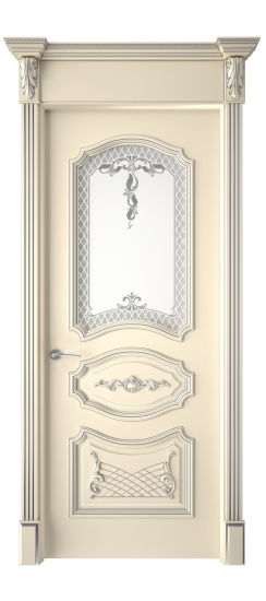 Багет 5.1 ДО | Слоновая кость патина серебро