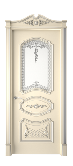 Багет 5.1 ДО | Слоновая кость патина серебро