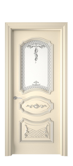 Багет 5.1 ДО | Слоновая кость патина серебро