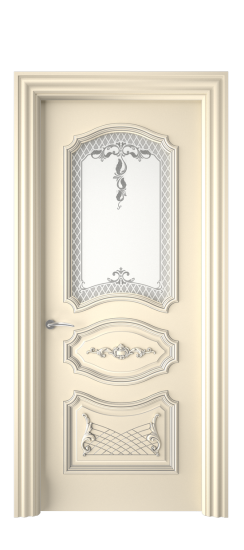 Багет 5.1 ДО | Слоновая кость патина серебро