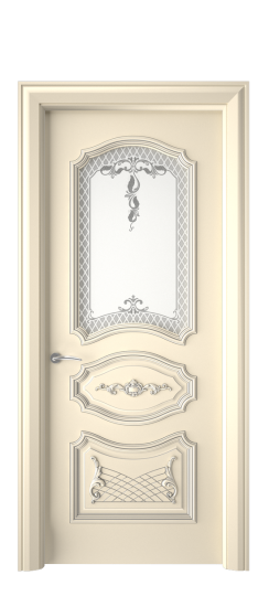 Багет 5.1 ДО | Слоновая кость патина серебро