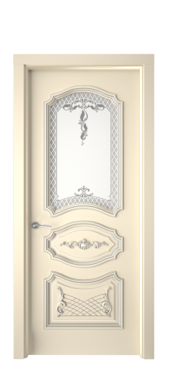 Багет 5.1 ДО | Слоновая кость патина серебро