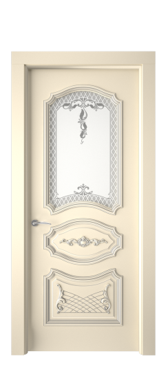 Багет 5.1 ДО | Слоновая кость патина серебро