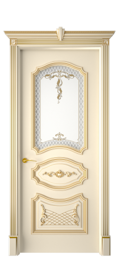 Багет 5.1 ДО | Слоновая кость патина золото