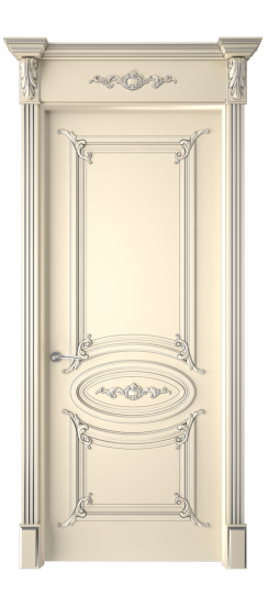 Багет 9.1 ДГ | Слоновая кость патина серебро