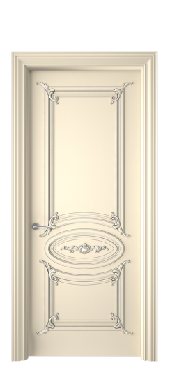 Багет 9.1 ДГ | Слоновая кость патина серебро