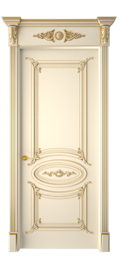 Багет 9.1 ДГ | Слоновая кость патина золото