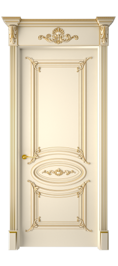 Багет 9.1 ДГ | Слоновая кость патина золото