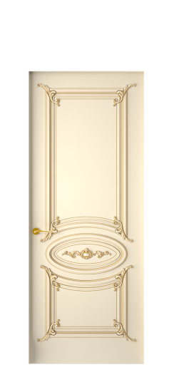 Багет 9.1 ДГ | Слоновая кость патина золото