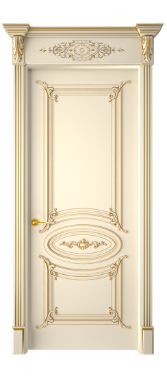 Багет 9.1 ДГ | Слоновая кость патина золото