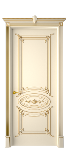 Багет 9.1 ДГ | Слоновая кость патина золото