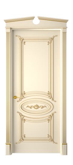 Багет 9.1 ДГ | Слоновая кость патина золото