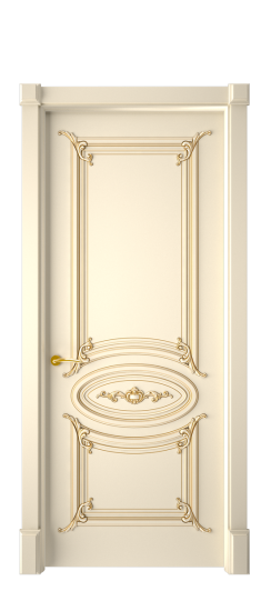 Багет 9.1 ДГ | Слоновая кость патина золото