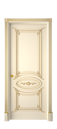 Багет 9.1 ДГ | Слоновая кость патина золото