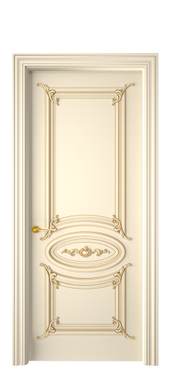 Багет 9.1 ДГ | Слоновая кость патина золото