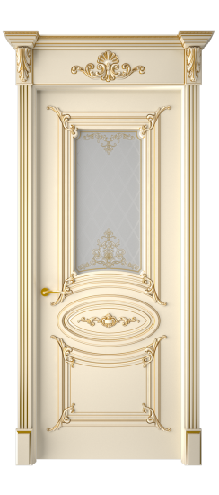 Багет 9.1 ДО | Слоновая кость патина золото