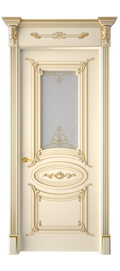 Багет 9.1 ДО | Слоновая кость патина золото