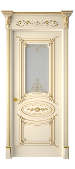 Багет 9.1 ДО | Слоновая кость патина золото