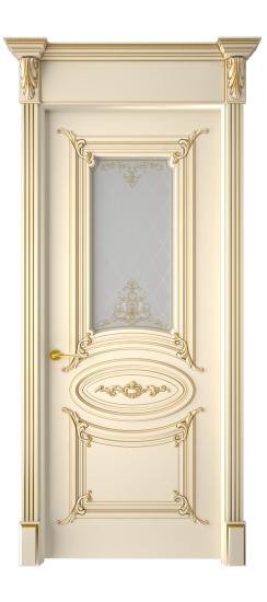 Багет 9.1 ДО | Слоновая кость патина золото