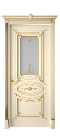 Багет 9.1 ДО | Слоновая кость патина золото