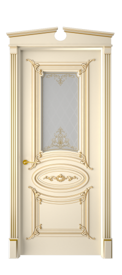 Багет 9.1 ДО | Слоновая кость патина золото