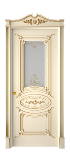 Багет 9.1 ДО | Слоновая кость патина золото