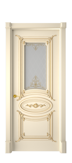 Багет 9.1 ДО | Слоновая кость патина золото