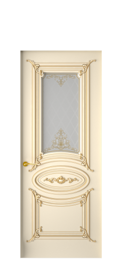 Багет 9.1 ДО | Слоновая кость патина золото