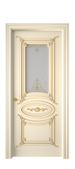 Багет 9.1 ДО | Слоновая кость патина золото