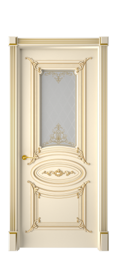 Багет 9.1 ДО | Слоновая кость патина золото