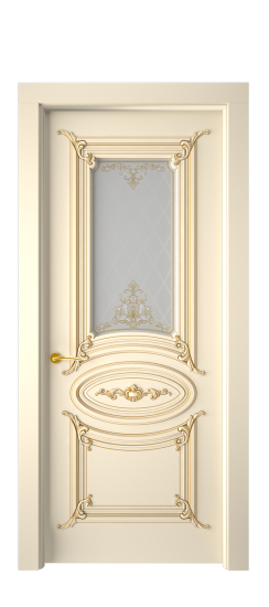 Багет 9.1 ДО | Слоновая кость патина золото