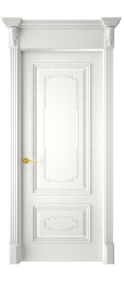 Багет А11.2 ДГ | Белая эмаль