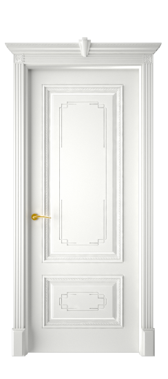 Багет А11.2 ДГ | Белая эмаль