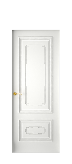 Багет А11.2 ДГ | Белая эмаль