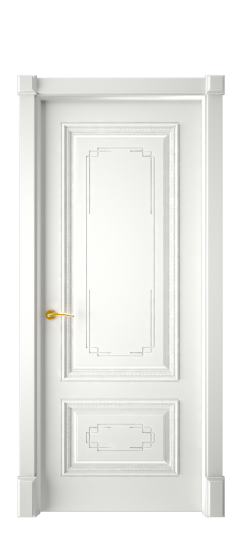 Багет А11.2 ДГ | Белая эмаль